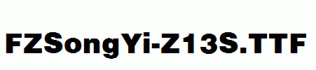 FZSongYi-Z13S.ttf