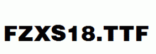 FZXS18.ttf