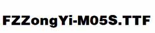 FZZongYi-M05S.ttf