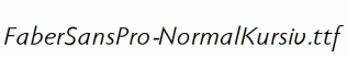 FaberSansPro-NormalKursiv.ttf