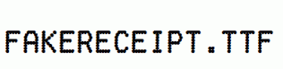 FakeReceipt.ttf