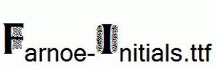Farnoe-Initials.ttf