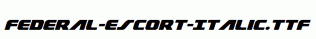 Federal-Escort-Italic.ttf