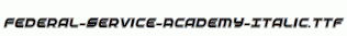 Federal-Service-Academy-Italic.ttf