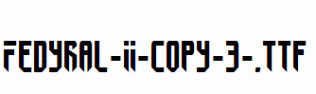 Fedyral-II-copy-3-.ttf