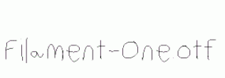 Filament-One.otf
