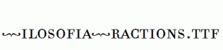 FilosofiaFractions.ttf
