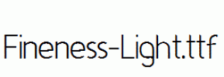 Fineness-Light.ttf