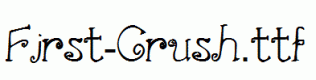 First-Crush.ttf