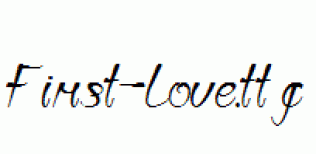 First-Love.ttf