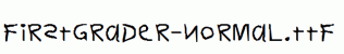 FirstGrader-Normal.ttf