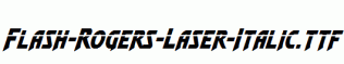 Flash-Rogers-Laser-Italic.ttf