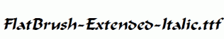 FlatBrush-Extended-Italic.ttf