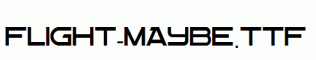 Flight-Maybe.ttf