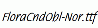 FloraCndObl-Nor.ttf