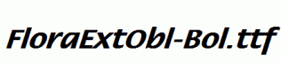 FloraExtObl-Bol.ttf