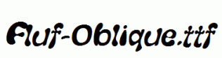 Fluf-Oblique.ttf