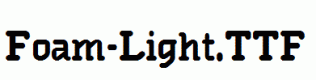 Foam-Light.ttf