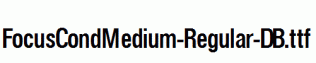 FocusCondMedium-Regular-DB.ttf