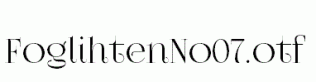 FoglihtenNo07.otf
