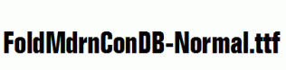 FoldMdrnConDB-Normal.ttf