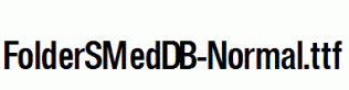 FolderSMedDB-Normal.ttf