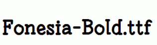 Fonesia-Bold.ttf