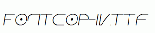 Fontcop-IV.ttf