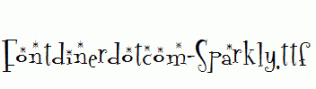 Fontdinerdotcom-Sparkly.ttf