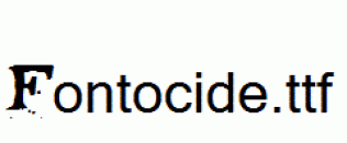 Fontocide.ttf