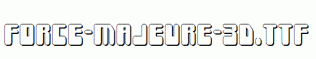 Force-Majeure-3D.ttf