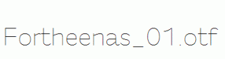 Fortheenas_01.otf