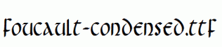 Foucault-Condensed.ttf