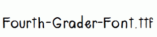 Fourth-Grader-Font.ttf
