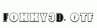 Foxxy3D.otf