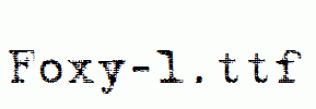 Foxy-1.ttf
