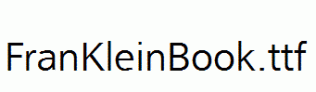 FranKleinBook.ttf