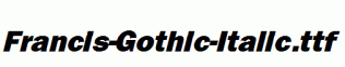 Francis-Gothic-Italic.ttf