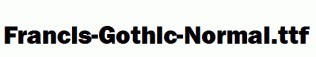 Francis-Gothic-Normal.ttf