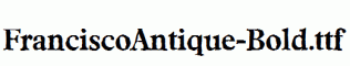 FranciscoAntique-Bold.ttf