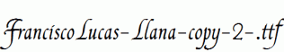 FranciscoLucas-Llana-copy-2-.ttf