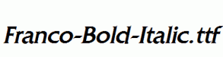 Franco-Bold-Italic.ttf