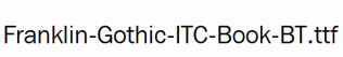 Franklin-Gothic-ITC-Book-BT.ttf