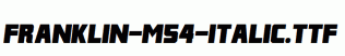 Franklin-M54-Italic.ttf