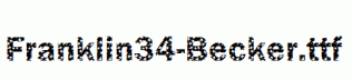 Franklin34-Becker.ttf