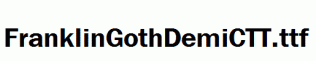 FranklinGothDemiCTT.ttf