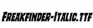 Freakfinder-Italic.ttf