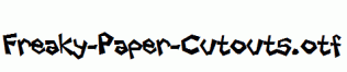Freaky-Paper-Cutouts.otf