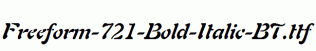 Freeform-721-Bold-Italic-BT.ttf