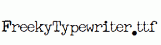 FreekyTypewriter.ttf